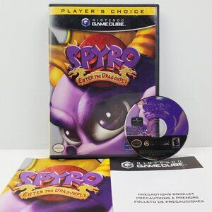 Spyro Enter Dragonfly Nintendo GameCube Video Game CIB Player's Choice Tested
